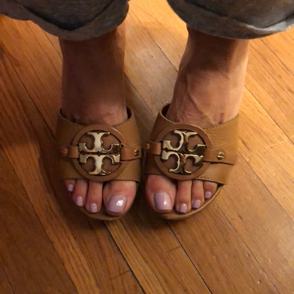 Tory Burch brown wedge